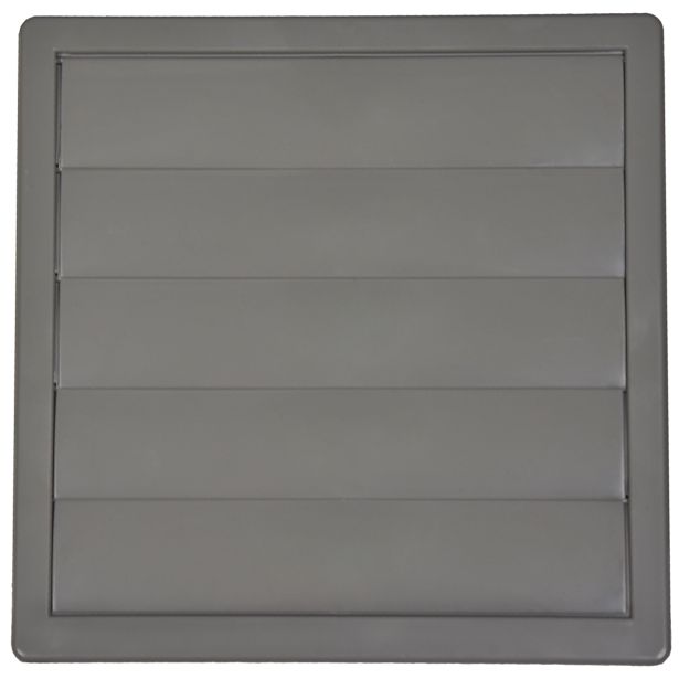 ZRAČNIK BREZ REGULACIJE AIRROXY FASADNI FI 120 SIV Z TEŽ. LOPUTO, 170X172