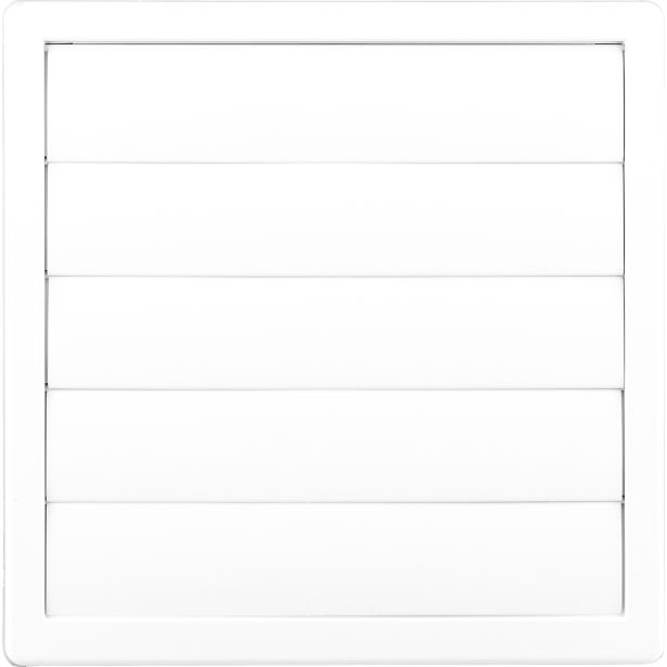 ZRAČNIK BREZ REGULACIJE AIRROXY FASADNI FI 150 BEL Z TEŽ. LOPUTO, 170X170