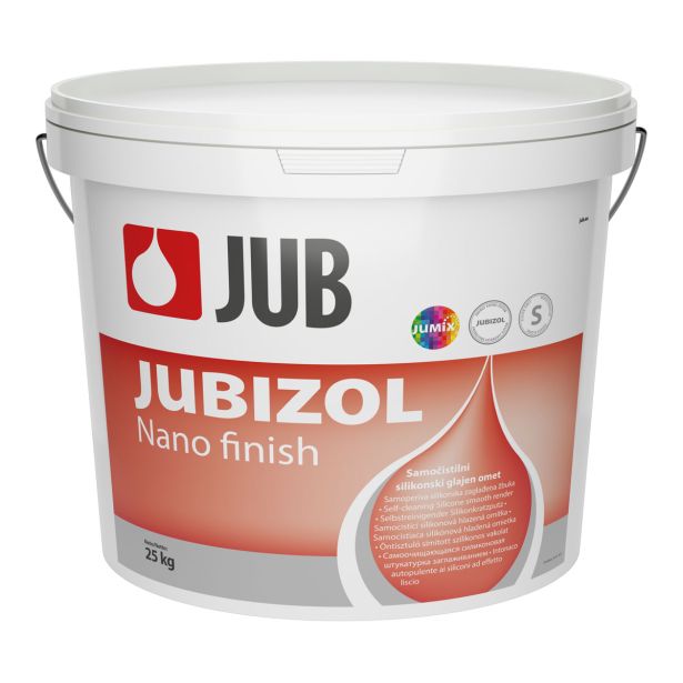 FASADNI OMET JUB JUBIZOL NANO FINISH S BEL 1.5 MM KOS=25KG