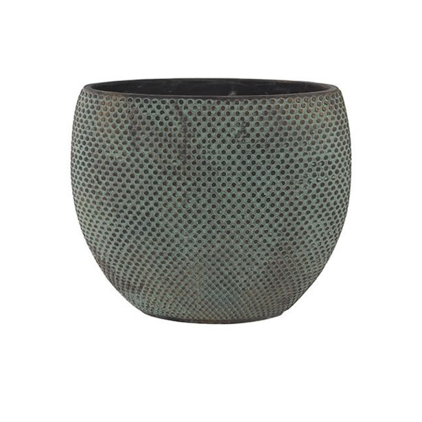 KERAMIČNI NOTRANJI LONEC TS FAY MODER ZLAT 36X20 CM H 29