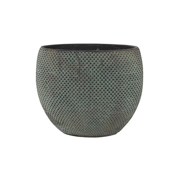 KERAMIČNI NOTRANJI LONEC TS FAY MODRO ZLAT 29X16 V24