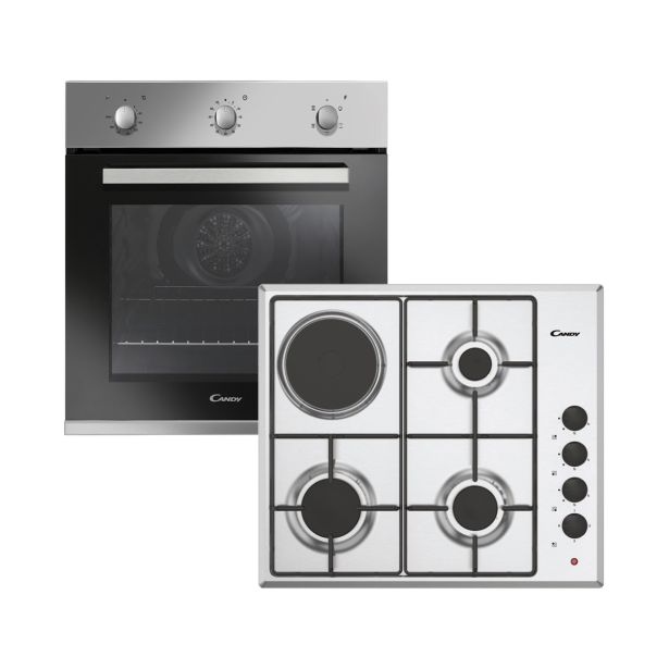 VGRADNA PEČICA + PLOŠČA CANDY FCP 502 X/E + CMGH 31 X 3 + 1 INOX