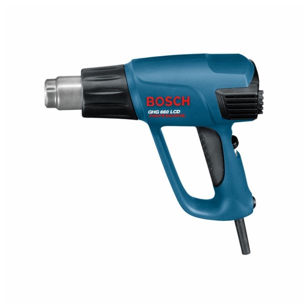 FEN ZA VROČ ZRAK BOSCH GHG 660 LCD + KOMPLET PRIBORA V KOVČKU