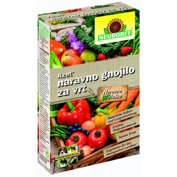GNOJILO ZA PRIDELAVO NEUDORFF NARAVNO, ZA VRT AZET 1 KG
