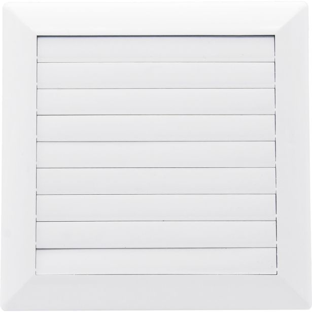 ZRAČNIK Z REGULACIJO AIRROXY FI 100 BEL Z NASTAVLJIVIMI REŠETKAMI