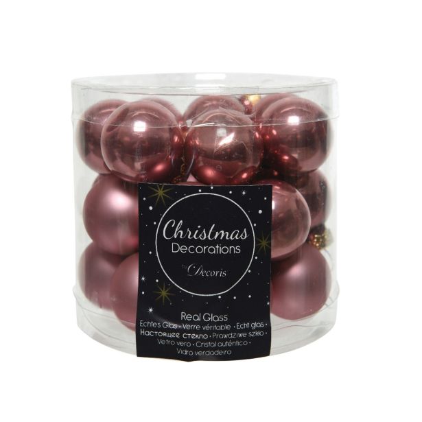 ROZA STEKLENE BUNKE, 24 KOSOV, PREMER 25 MM