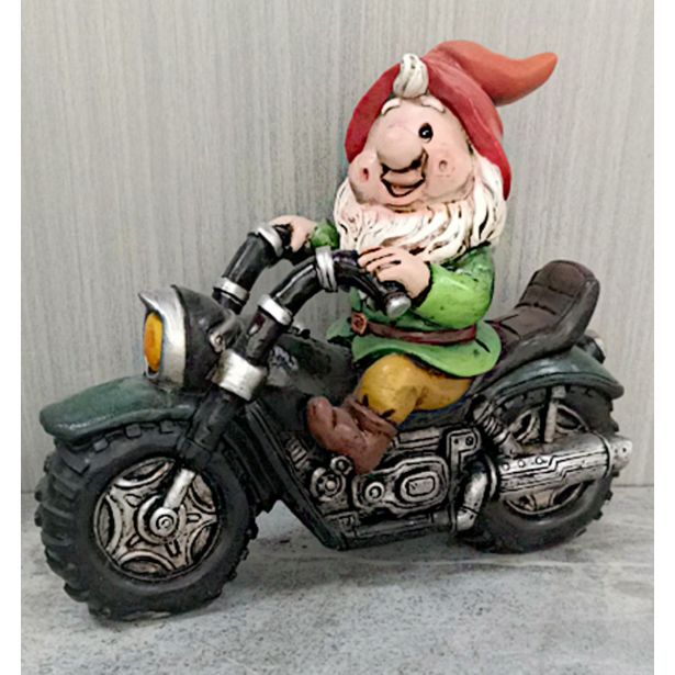 FIGURA, OKRASNA PALČEK NA MOTORJU VIŠ.18 CM