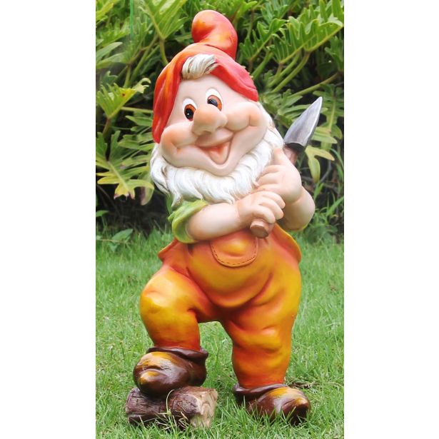 FIGURA, OKRASNA PALČEK S SEKIRO VIŠ 40 CM