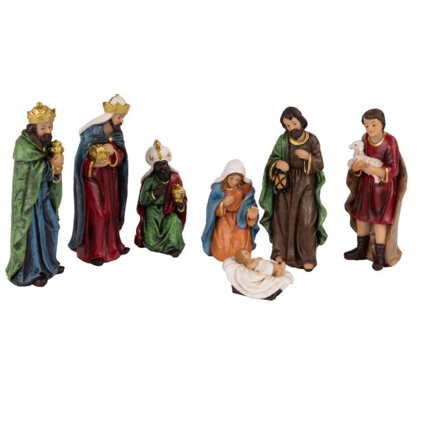 FIGURA ZA JASLICE DECORIS JASLIČNI SET 7 KOS 5X3.5X12.5 CM