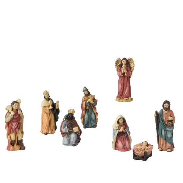 FIGURA ZA JASLICE DECORIS JASLIČNI SET 8 KOS 3.7X2.5X9 CM