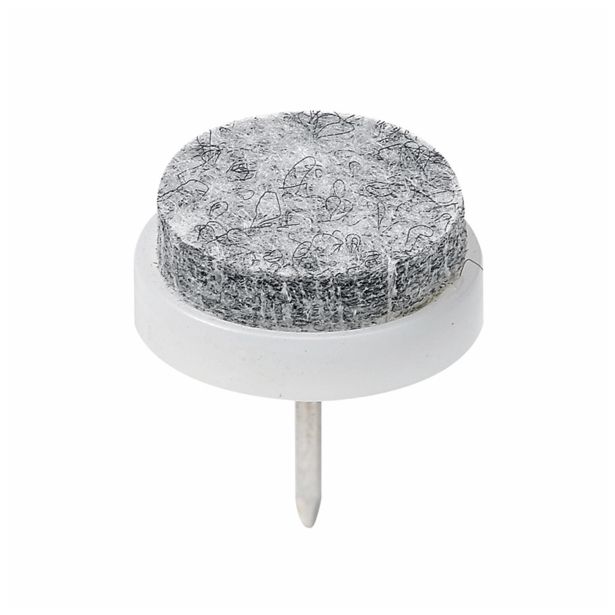 DRSNIK HETTICH DIY FILC FI 20 MM, BEL Z ŽEBLJIČKOM ZAV=8 KOS