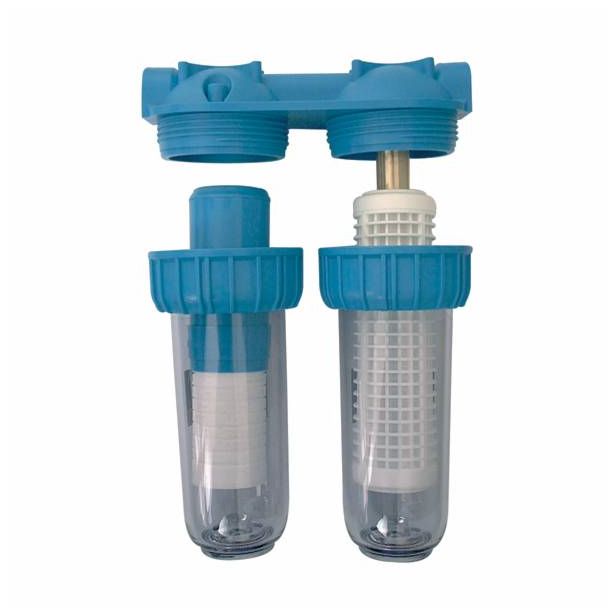 FILTER ZA VODO, DVOJNI EKOM HIŠNI EKO DUPLEX PRIKL. 19.05 MM V=310 MM