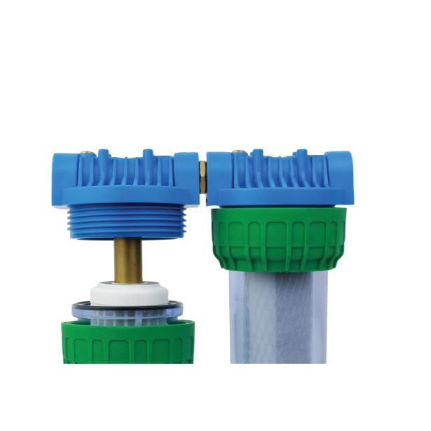 FILTER ZA VODO, DVOJNI EKOM HIŠNI EKO DUPLEX PRIKL. 19.05 MM V=310 MM