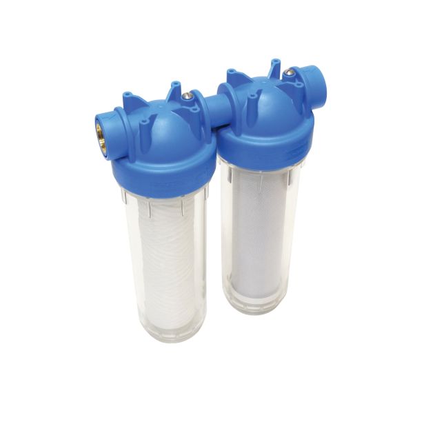 FILTER ZA VODO, DVOJNI EKOM EKO DUO PRIKL. 25.4 MM, V=310 MM