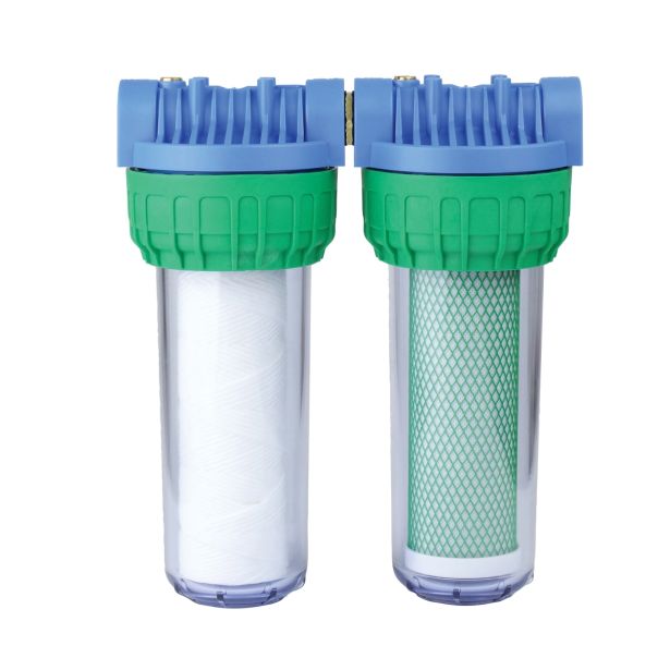 FILTER ZA VODO, DVOJNI EKOM HIŠNI EKO TWIN-ZA DEŽEV. PRIKL.19.05 MM, V= 310 MM