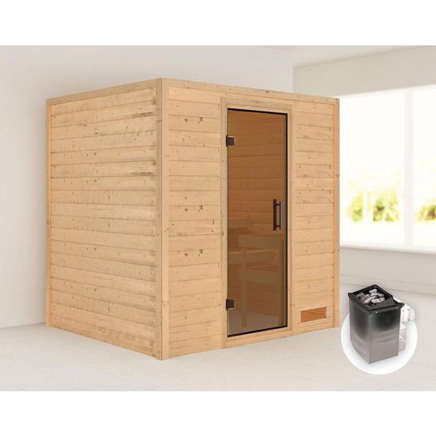 FINSKA SAVNA ANJA 5+9KW GRELEC NR PREDNJI VHOD