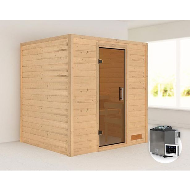 FINSKA SAVNA ANJA+9KW GR.ZR+SIVA VRATA PREDNJI VHOD+STREŠ.VENEC