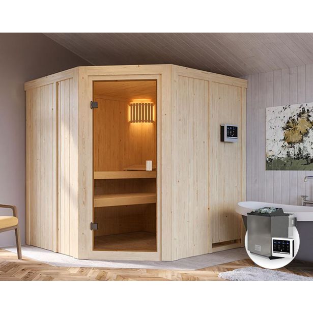 FINSKA SAVNA BODO+9KW GRELEC BIO KOTNI VHOD