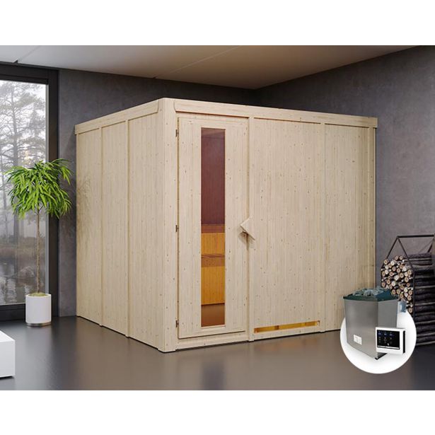 FINSKA SAVNA GOBIN 1+9KW GRELEC ZR PREDNJI VHOD