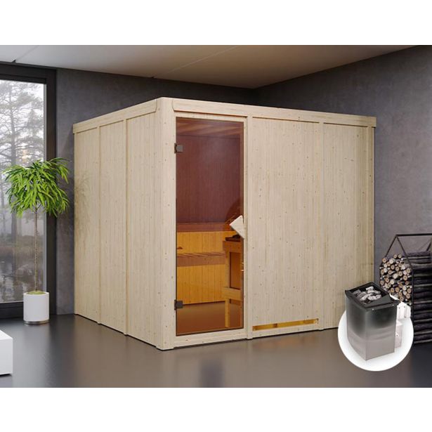 FINSKA SAVNA GOBIN 3+9KW GRELEC NR PREDNJI VHOD