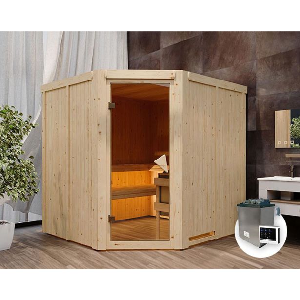 FINSKA SAVNA JARIN 3+9KW GRELEC ZR KOTNI VHOD