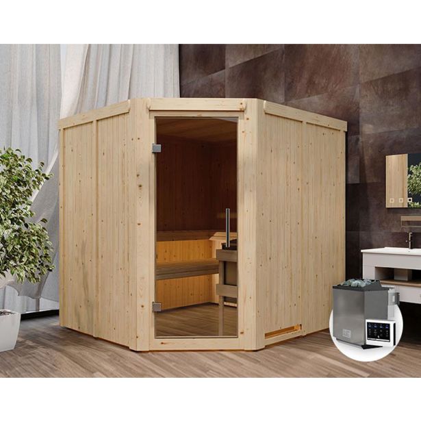 FINSKA SAVNA JARIN 6+9KW GRELEC BIO KOTNI VHOD