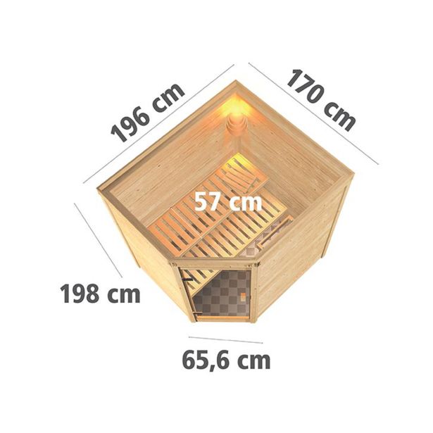 FINSKA SAVNA MIA+9KW GRELEC ZR KOTNI VHOD