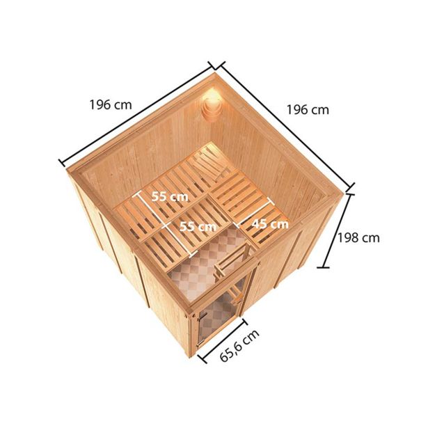 FINSKA SAVNA OULU+9KW GRELEC BIO PREDNJI VHOD