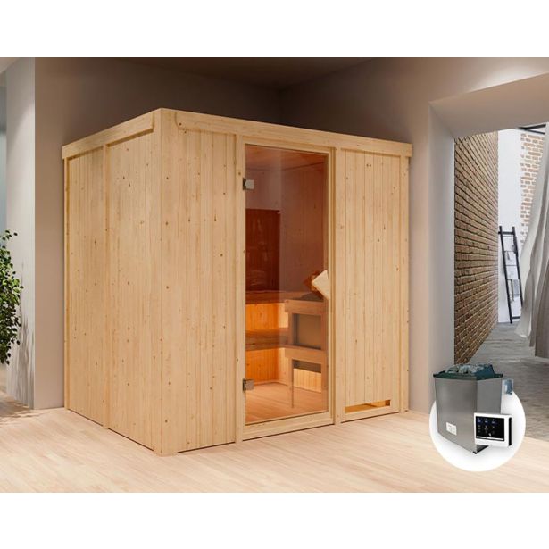 FINSKA SAVNA SODIN 3+9KW GRELEC ZR PREDNJI VHOD