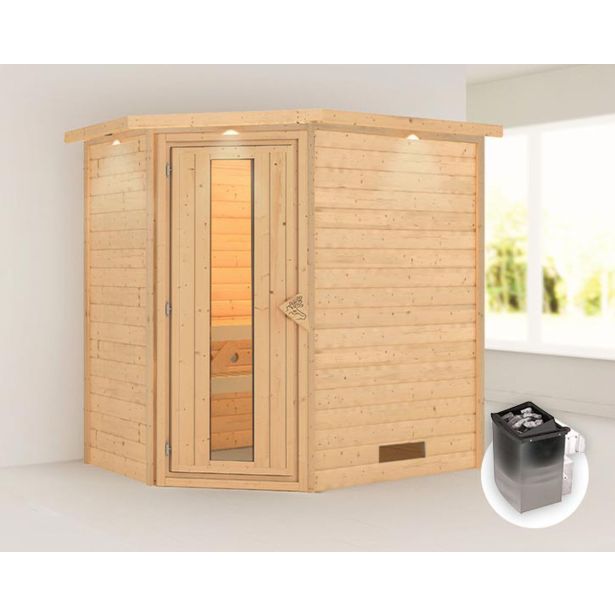 FINSKA SAVNA SVEA 2+9KW GRELEC NR KOTNI VHOD+STREŠ.VENEC