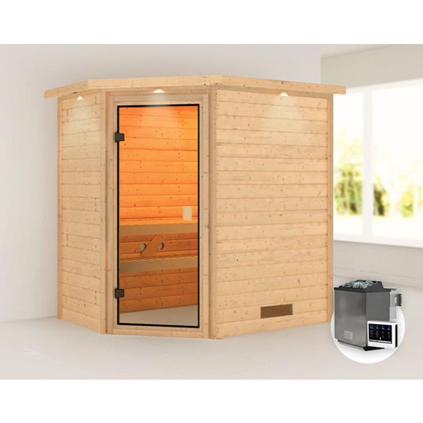 FINSKA SAVNA SVEA 4+9KW GRELEC BIO KOTNI VHOD+STREŠ.VENEC