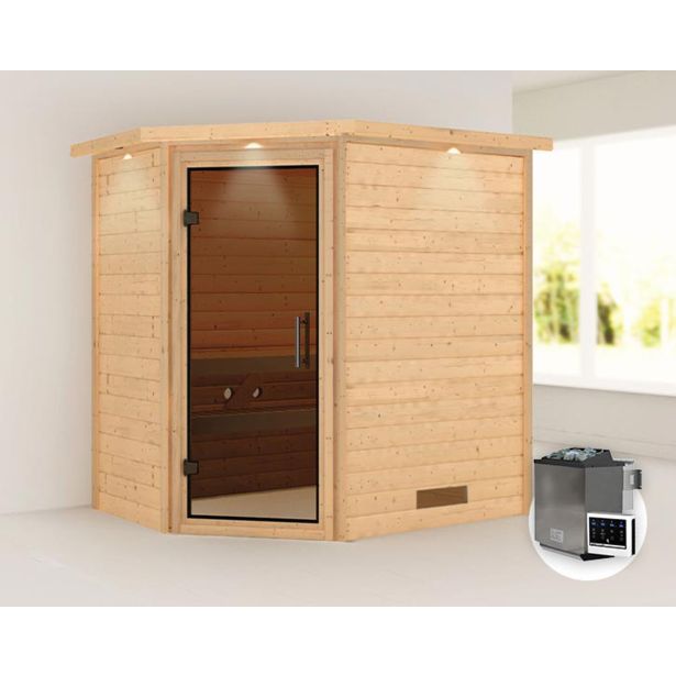 FINSKA SAVNA SVEA 6+9KW GRELEC BIO KOTNI VHOD+STREŠ.VENEC