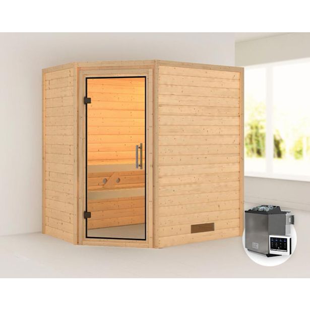 FINSKA SAVNA SVEA 7+9KW GRELEC BIO KOTNI VHOD