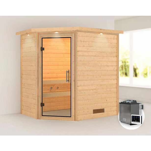 FINSKA SAVNA SVEA 8+9KW GRELEC BIO KOTNI VHOD+STREŠ.VENEC