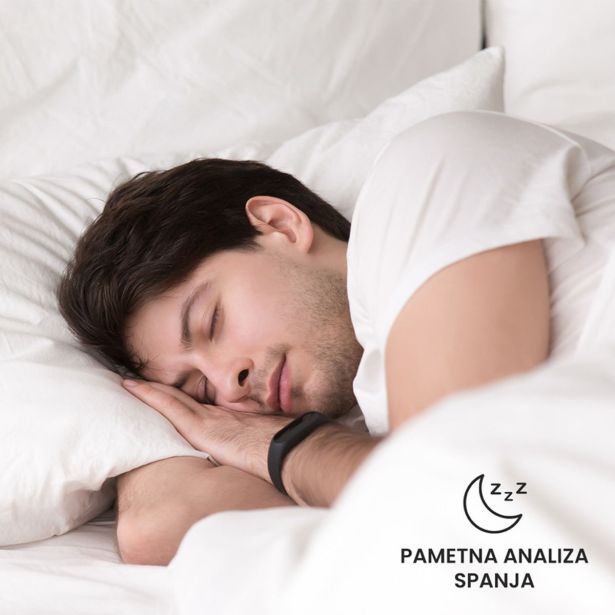 PAMETNA ZAPESTNICA FOREVER FITBAND SB-50 ČRNA