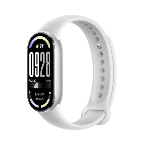 FIT ZAPESTNICA XIAOMI SMART BAND 10 SREBRNA