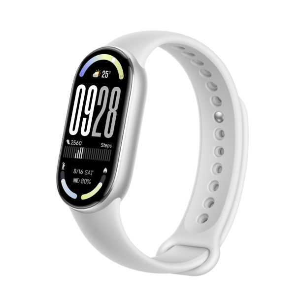 FIT ZAPESTNICA XIAOMI SMART BAND 10 SREBRNA