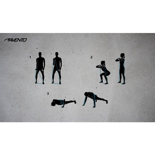 FITNESS ELASTIČNI VADBENI TRAK AVENTO 15-30 KG 42SF