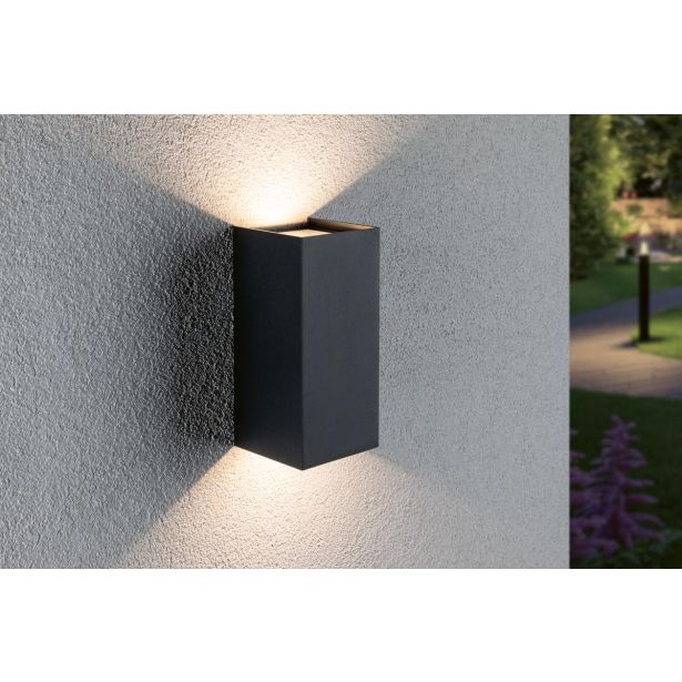 STENSKA VRTNA SVETILKA FLAME LED ANTRACIT 2X5.8W WW