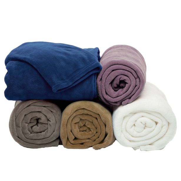 DEKORATIVNA ODEJA AMO LA CASA FLIS CORAL, SORTIRANO, 150X200 CM