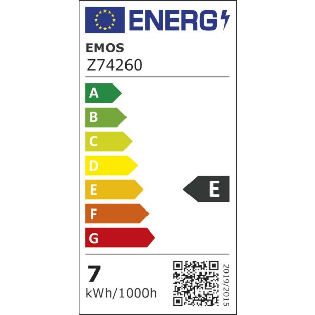 LED ŽARNICA E27 EMOS FLM A60 6W E27 WW PAK/2
