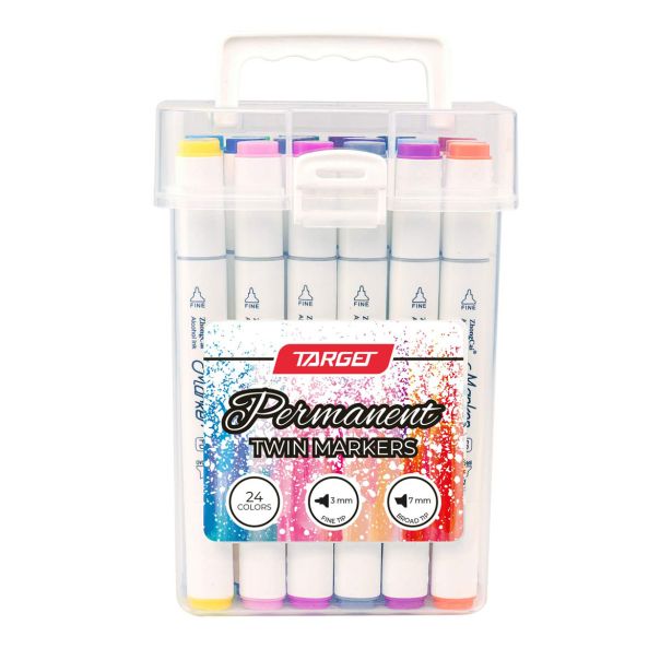 FLOMASTRI TARGET ART PERMANENT TWIN 24/1 28268
