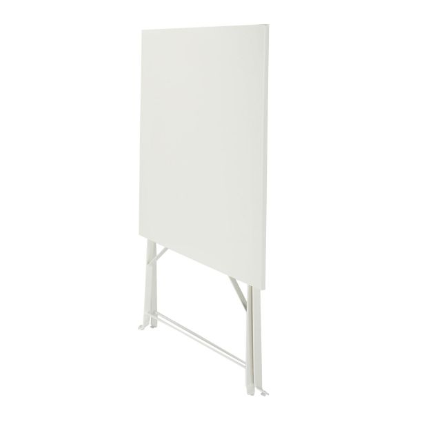 FLORA ORIGAMI MIZA POLNO JEKLO KREM 70X70