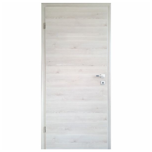 FOLIZIRANO VRATNO KRILO LESNA CPL BELI BOR PREČNI 85X200 D P1 SOFT