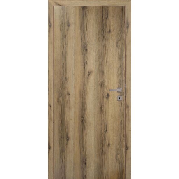 FOLIZIRANO VRATNO KRILO LESNA CPL RUSTIK HRAST 65X200 L P1 SOFT