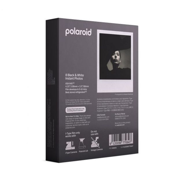 FILM POLAROID ITYPE B&W ENOJNO PAK.