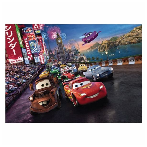 FOTOTAPETA 4-DELNA CARS RACE DIM.254X184CM KOMAR