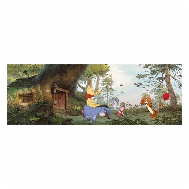 FOTOTAPETA 4-DELNA POOH'S HOUSE 368X127CM KOMAR