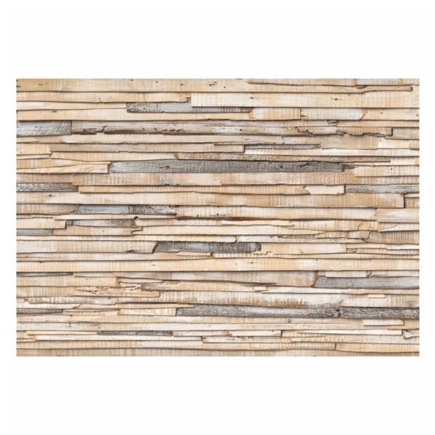 FOTOTAPETA 8-DELNA WHITEWASHED WOOD 368X254 KOMAR