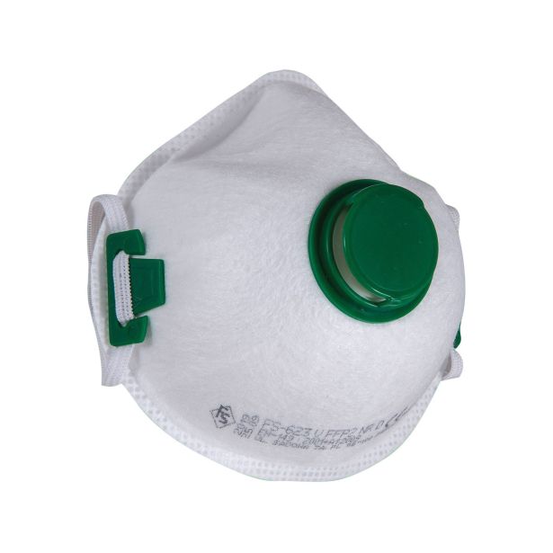 ZAŠČITNA RESPIRATOR MASKA FS 623V FFP2 Z IZDIŠNIM VENTILOM V ZAVITKU 2KOS